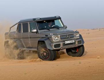 مرسيدس تكشف عن سيارة الدفع الرباعية  G63 AMG 6×6